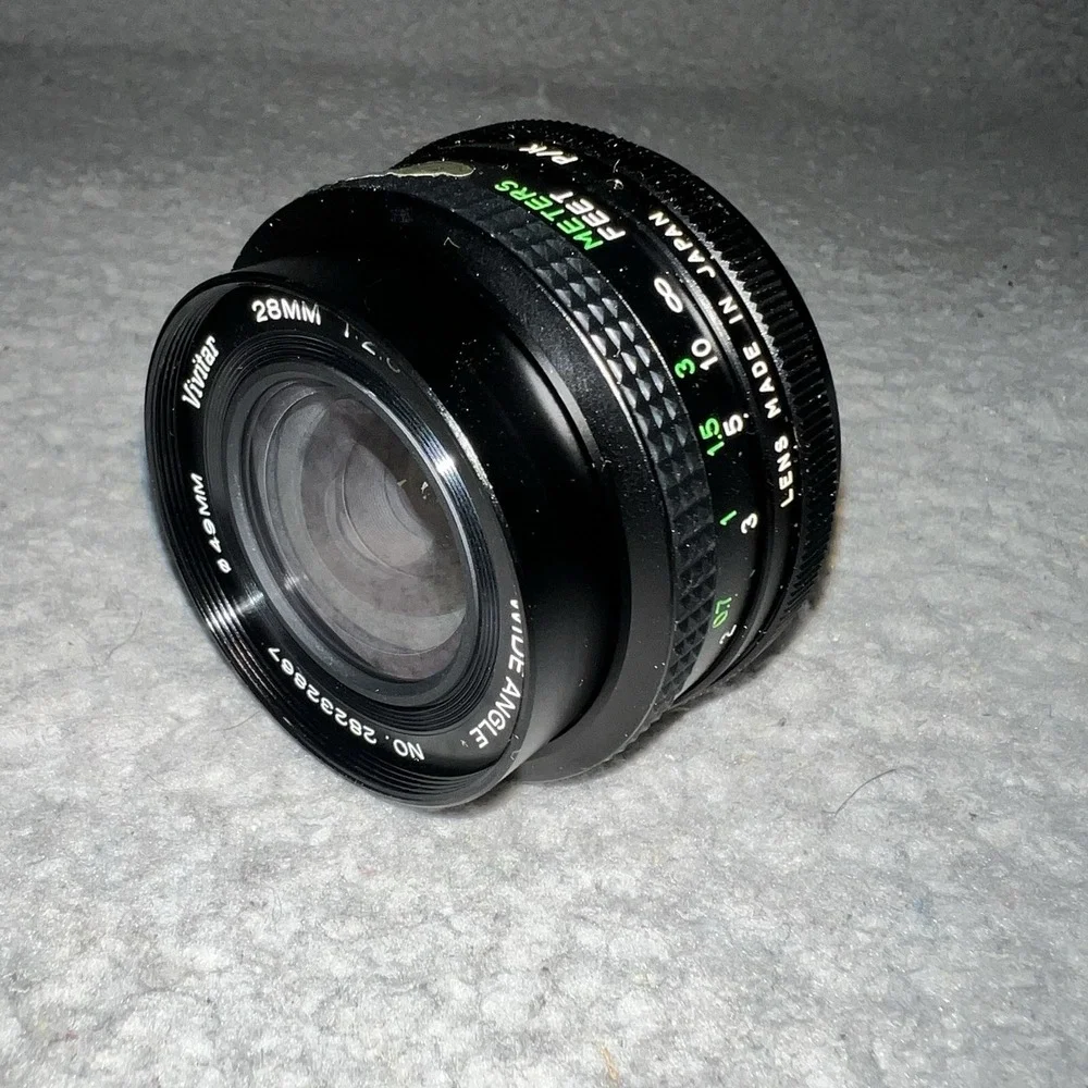 Vivitar 28mm f/2.8 Wide Angle Lens MC Ø49mm‎ Manual Focus Lens